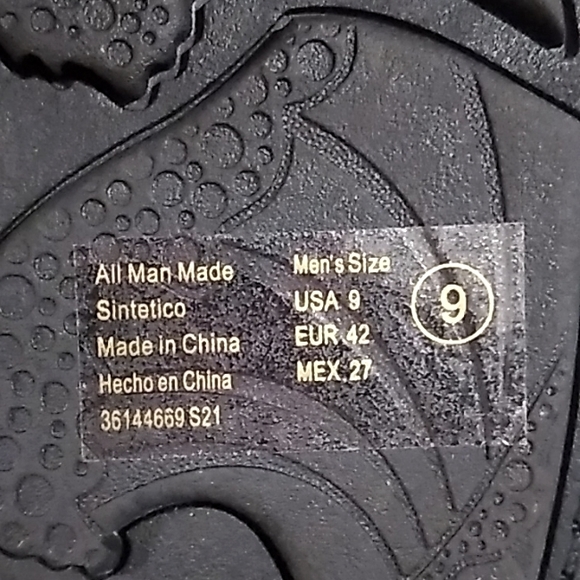 George Men's Black Thong Sandals. Size 9 NWOT - Picture 7 of 7